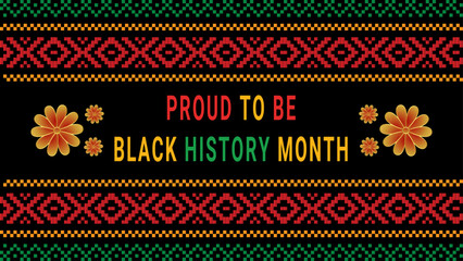 Black history month social media post