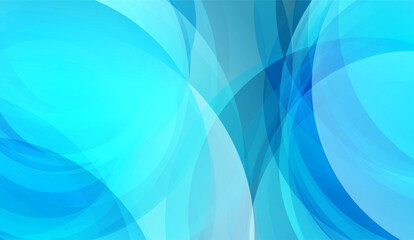 Abstract blue wavy curved background