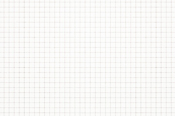 white paper cage, school notebook with square grid