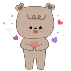  brown bear love you