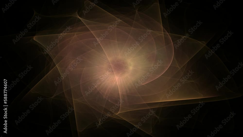 Poster abstract background with animated shapes and circles
