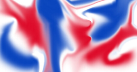 abstract red blue white liquid gradient background