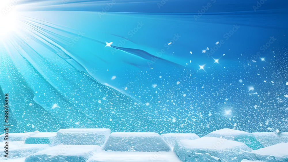 Aufkleber abstract blue background for use in design - ai generated