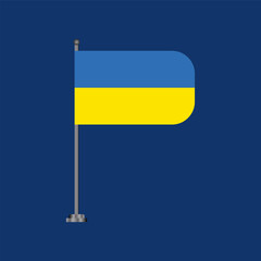 Illustration of ukraine flag Template
