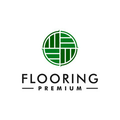 Flooring logo icon parquet vector illustration design vector