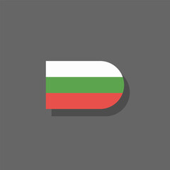 Illustration of bulgaria flag Template