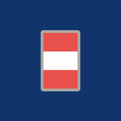 Illustration of austria flag Template