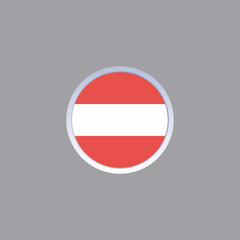 Obraz premium Illustration of austria flag Template