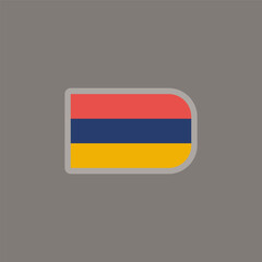 Illustration of armenia flag Template