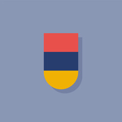Illustration of armenia flag Template