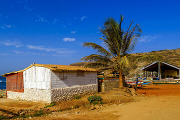 Fototapeta na wymiar Le village de pêcheurs de Ouakam au Sénégal