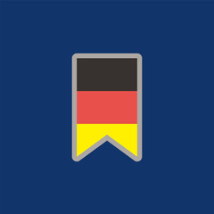 Illustration of germany flag Template