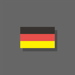 Illustration of germany flag Template