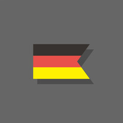 Illustration of germany flag Template