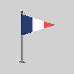 Illustration of france flag Template