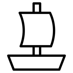 Obraz premium boat line 