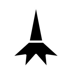 Fototapeta premium shuriken glyph 