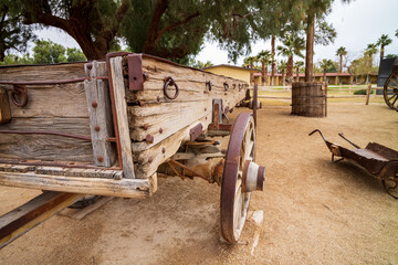 old farm wagon