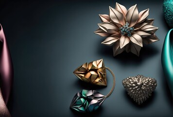 add a touch of elegance with luxury jewelry background design generative ai