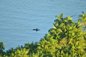 fishing on the river