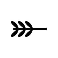 Wooden arrow in Indian tribal style