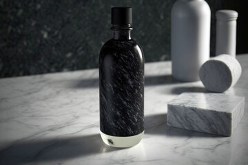 Shampoo bottle. Shampoo serves to remove dirt from the hair and scalp giving it a bilge. The product also prepares the thread to receive some treatment, such as conditioner and hair mask.