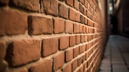 Close-Up of a Brick in the Wall