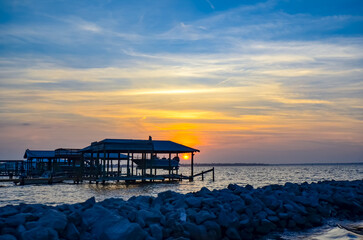 Obraz premium Spring Sunset, Orange Beach, Alabama