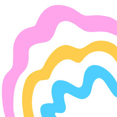 Cute element squiggly clipart