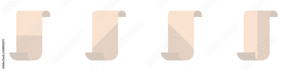 Poster shopping receipts vector set. different styles of store receipts. shop receipt concept. payment data