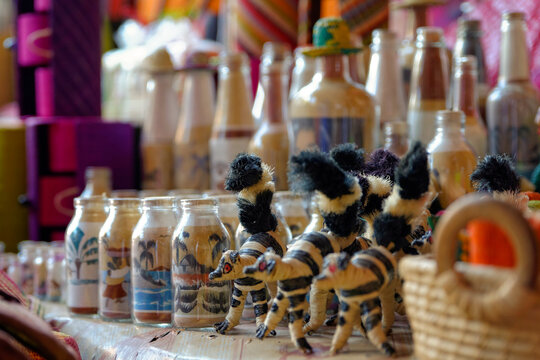 Marché artisanal à Madagascar