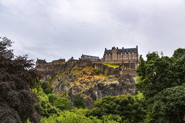 Fototapeta na wymiar The Edinburgh Castle