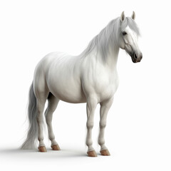 Naklejka na ściany i meble horse,pony on a white background