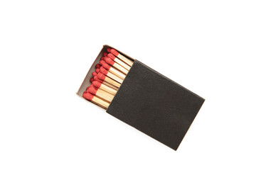 Box of matches isolated on a white background