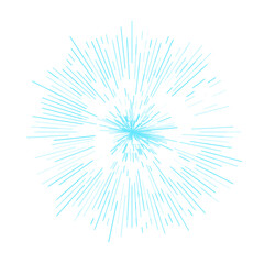 Obraz premium firework explosion isolated on white background vector illustration transparent background