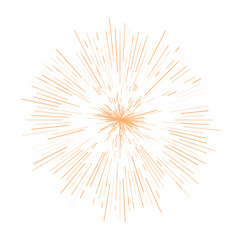 firework explosion isolated on white background vector illustration transparent background