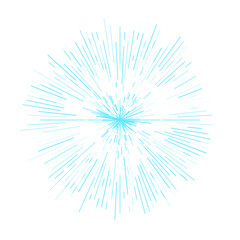 Obraz premium firework explosion isolated on white background vector illustration transparent background