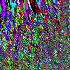 Marbled glitch abstract psychedelic texture, Trippy strip acid pattern. Neon color wavy background	