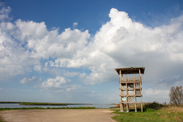 comacchio regional park delta del po lagoon city famous for its archaeological excavations and eel...