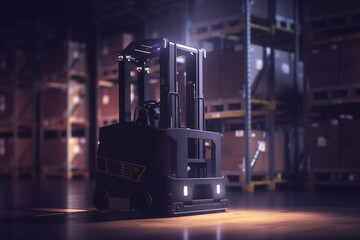 Smart Warehouses of the Future: AI-Controlled Forklifts at Work