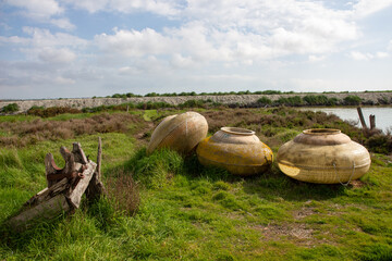 comacchio regional park delta del po lagoon city famous for its archaeological excavations and eel...