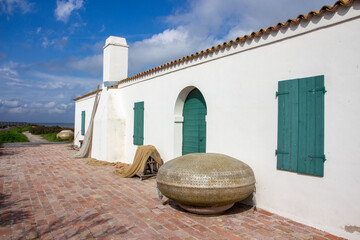 comacchio regional park delta del po lagoon city famous for its archaeological excavations and eel...