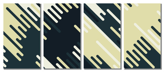 Abstract modern template set background.