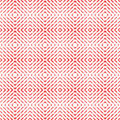 White abstract background and red figure