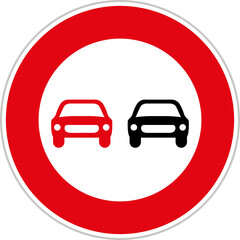 Overtaking not Allowed (TT-27), Traffic Sign