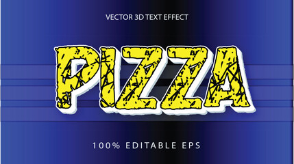 Pizza Text Effect New 3D