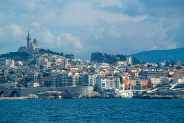 Vue panoramique sur la ville de Marseille