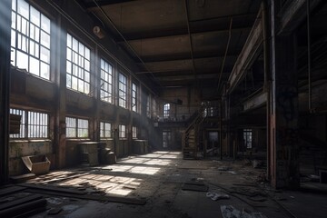 old abandoned factory