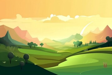 Obraz premium An AI generated desktop background for pc or tablet