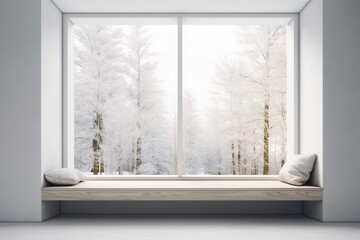 white room with window